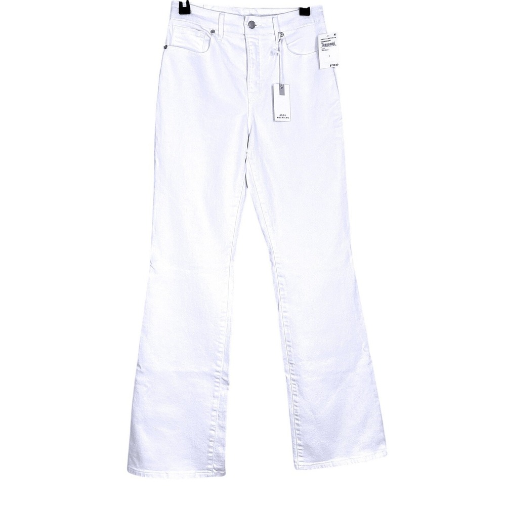 Good American White Boot Cut Jeans - Picture 2 of 9